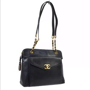 ❌❌SOLD❌❌🌸 Chanel CC Logo Caviar Shoulder Bag🌸